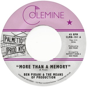 Ben Pirani 'More Than A Memory' 7"