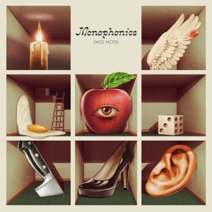 Monophonics "Sage Motel" transparent orange vinyl with black swirl LP