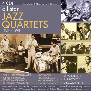 Various "All Star Jazz Quartets 1927-1941" 4CD